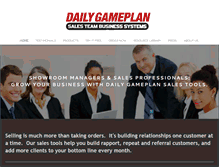 Tablet Screenshot of dailygameplan.com
